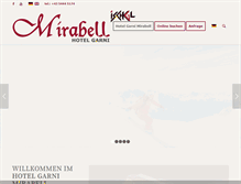 Tablet Screenshot of mirabell-ischgl.at